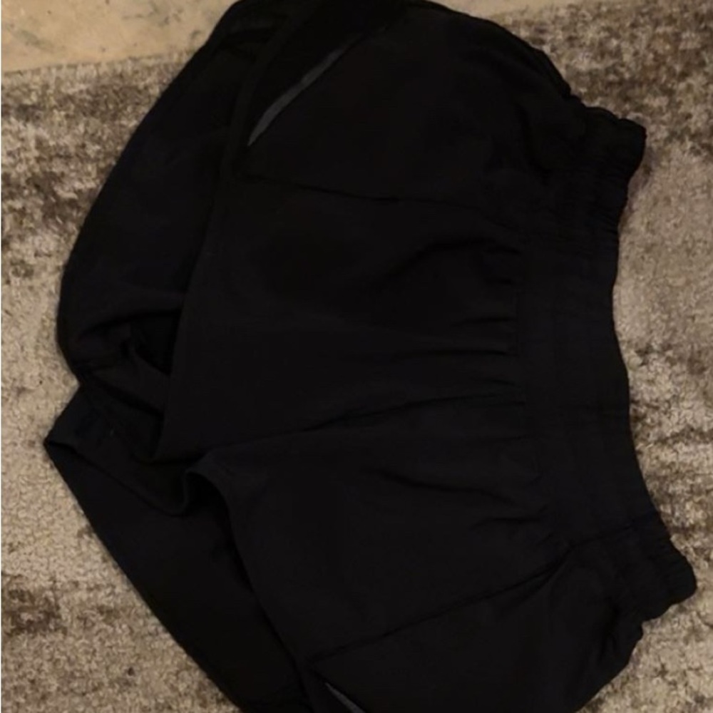 Lululemon Black Hotty Hot shorts